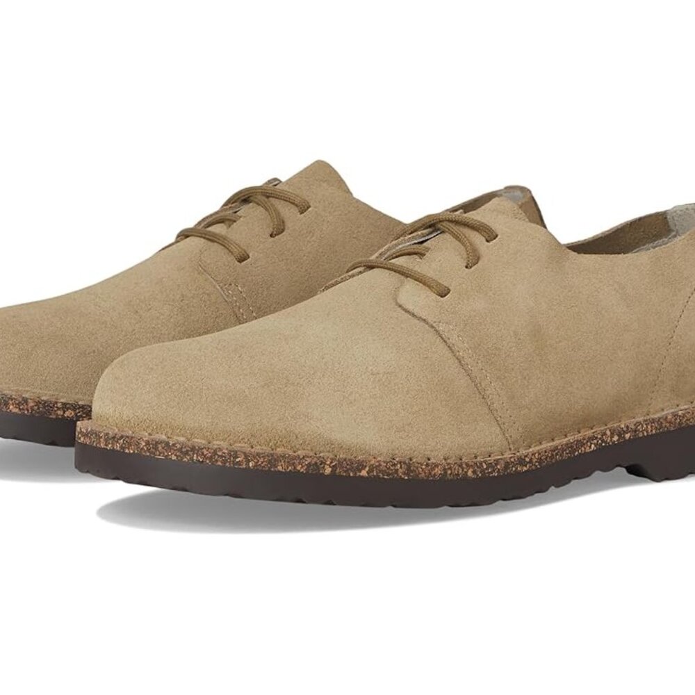 NEW Birkenstock Uppsala Faded Khaki Shoes Oxford Derby 43 R Mens 10 to 10.5